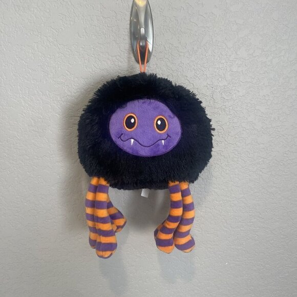 American Greetings Spider 11” Plush Stuffed Animal Toy Halloween Spooky Black - Picture 2 of 8